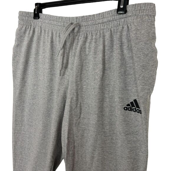 Adidas Gray Sweatpants Men's Size 2XL Pockets - Picture 4 of 4